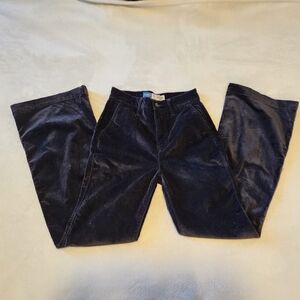 Old Navy Dark Blue Wide Leg Corduroy Pants